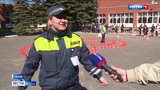 Филигранное вождение. Удалось ли юным псковичам пройти без ошибок змейку на велосипеде