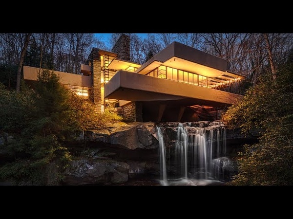 Fallingwater by Frank Lloyd Wright. Complete overview: history, construction and