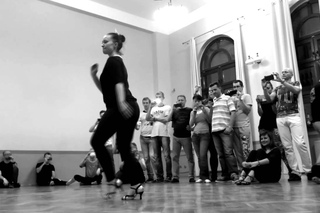 Justyna Pyras - SaBaKi Fusion 2014 Torun, Poland - Bachata Crazy Dominican Footwork