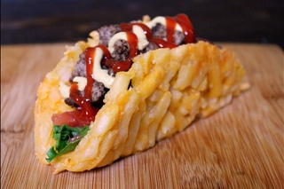 THE VULGAR CHEF - French Fry Burger Taco