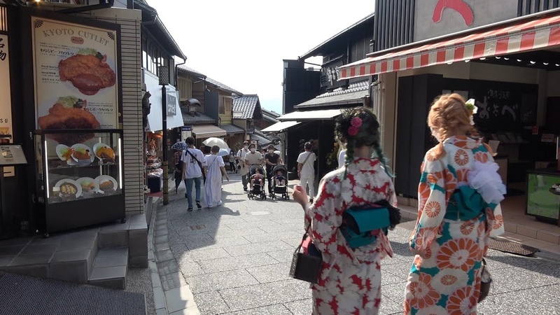 夏の京都を訪れる Visit Kyoto in Summer ( Japan) とても静かな一日 A very quiet