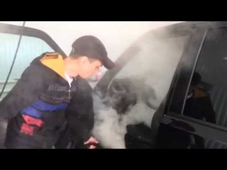 Обработка салона авто средством Сухой туман г.Ливны