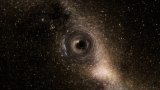 Falling into a black hole (Realistic Ultra HD 360 VR movie) [8K]