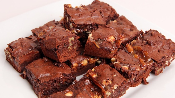 Triple Chocolate Caramel Brownies Recipe Laura Vitale Laura in the Kitchen Episode