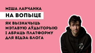 НА ВОПЫЦЕ. Миша Ларченко: как определить целевую аудиторию и выбрать платформу для видео-блога