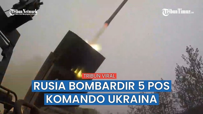 Pasukan Rudal Rusia Bombardir Lima Pos Komando dan Peralatan Militer Ukraina di 97