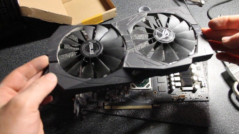Asus Stri X Radeon RX 570 4gb РАЗБОР и
