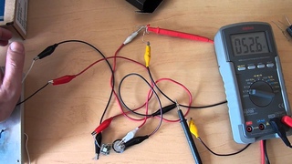 ECT 310 and Peltier element 1F charging experiment - thermal energy harvesting