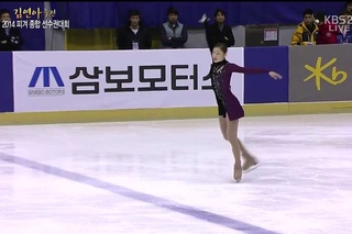 2014 Figur Skating  Nationals Yuna Kim FS Adios Nonino