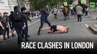 London: BlackLivesMatter Anhnger attackieren brutal rechte Demonstranten