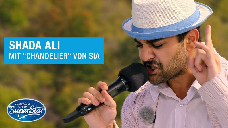 Shada Ali mit Chandelier von SIA, DSDS