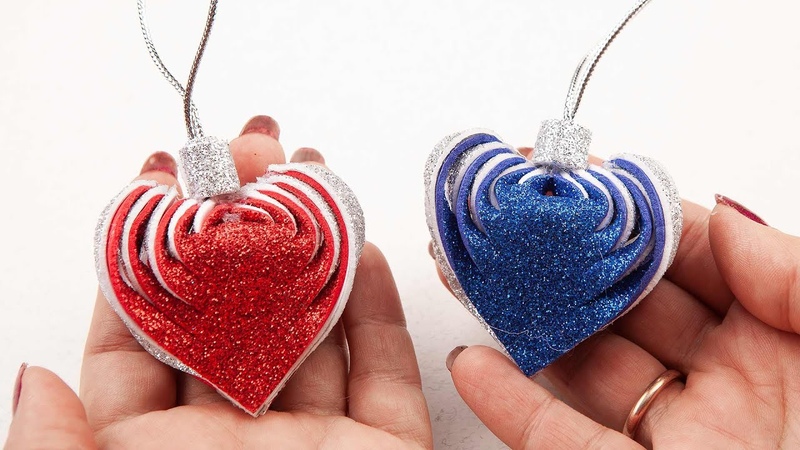 How to Make Heart Christmas Tree Toys Amazing Valentines Day