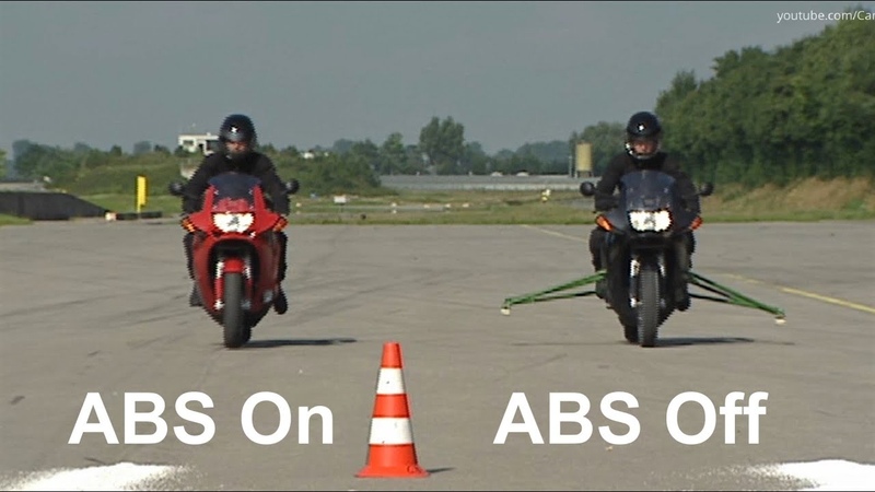 ABS On vs ABS Off on Bike Brake