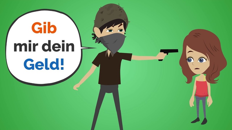 Deutsch lernen, Mia wird entführt , Wortschatz und wichtige