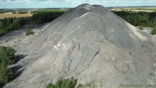 Waste heap. Coal mine.