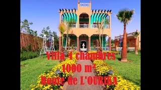 Villa de 4 chambres, 2 Salons, 2 Cuisines, 1000m -Route OURIKA