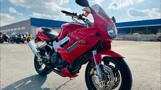 Honda VTR 1000 F Firestorm из Европы. Холодный запуск