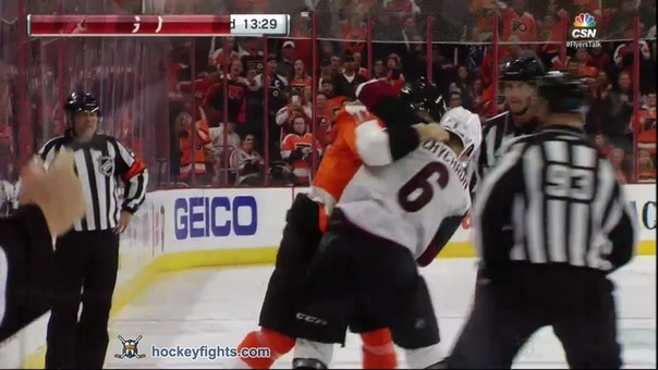 Jakob Chychrun vs Brayden Schenn Oct 27,