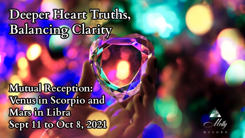 Mutual Reception Energies: Venus in Scorpio and Mars in Libra Sept 11 to Oct 8, 2021