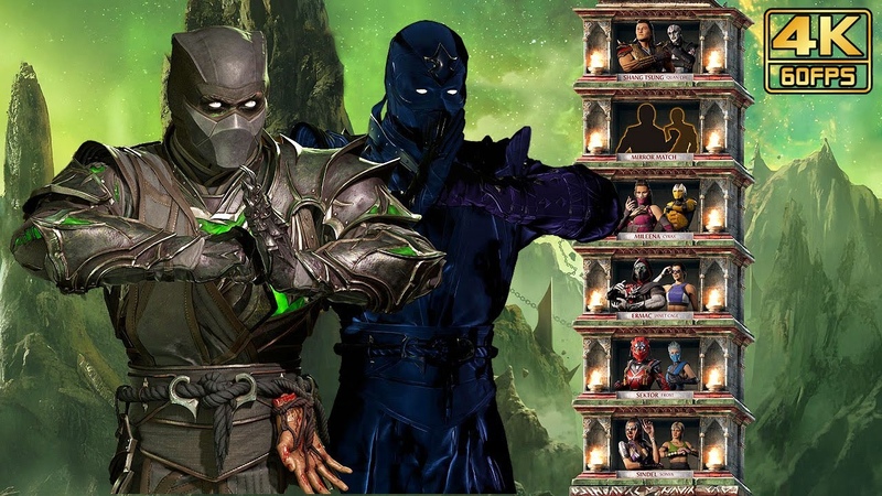 Mortal Kombat 1 Khaos Reigns NOOB SAIBOT Klassic Towers ( Very Hard Difficulty) 4 K