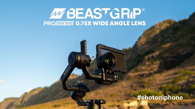 Beastgrip x Kenko Pro Series 0. 75 X Wide Angle Lens. ,shotoniphone 4k 60fps with