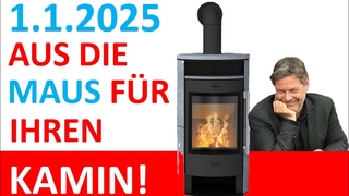 Am  können Sie ihren Kamin in die Tonne treten!