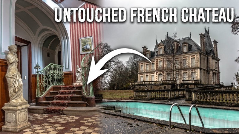 Magical abandoned French CASTLE completely frozen in time, A Rich Piece of