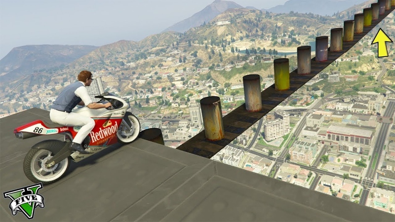 GTA 5 ONLINE BATI PARKOUR GARE MALATE,