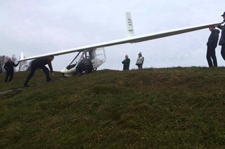 Archaeopteryx, Startvorbereitung, Start, Flug.
