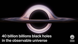 There are 40 billion billions black holes in the universe