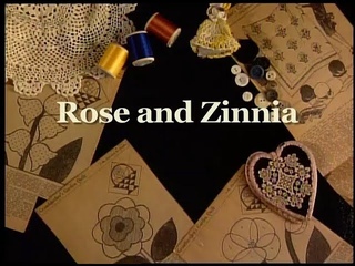 Rose and Zinnia Grandmothers Garden