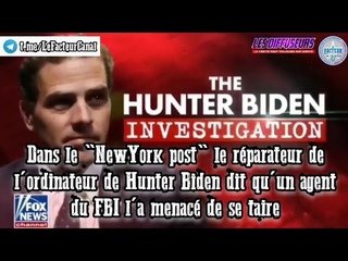 Le réparateur de l’ordinateur de Hunter Biden dit qu’un agent du FBI l’a menacé de se taire