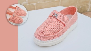 💥⚡МОКАСИНЫ ЖЕНСКИЕ АЛИСА💥💝 ВЯЖЕМ КРЮЧКОМ 🔥💥 CROCHET SHOES