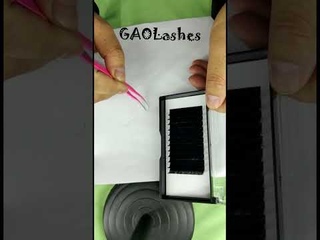 easy fan 0 03 curl C lashes wholesale GAOlashes #lasheswholesale
