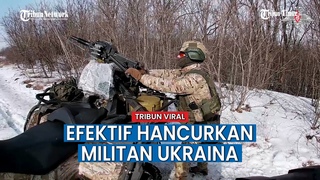 Peluncur Granat Otomatis AGS-17 Rusia Efektif Hancurkan Militan Ukraina