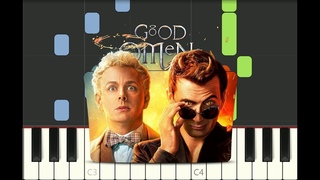 piano tutorial "GOOD OMENS opening title" David Arnold, with free sheet music (pdf)