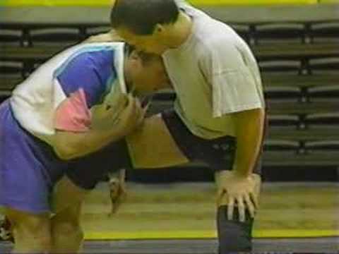 Barry Davis Wrestling Single Leg