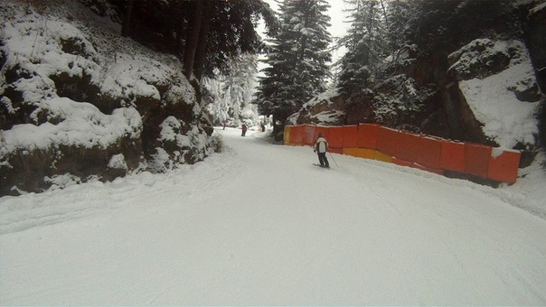 Val Gardena La Longia 10. 5 км Italy Валь Гардена Полный спуск 2511 1236 m