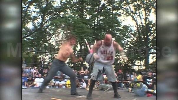 Nick Gage vs Jon Moxley vs Scotty Vortekz CZW