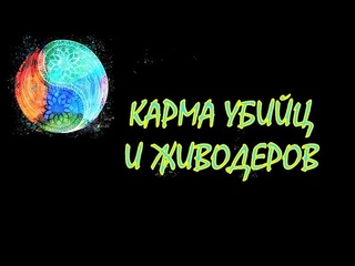 Карма убийц и живодеров. Как они её отрабатывают. Как вас принуждают ухудшить вашу карму..