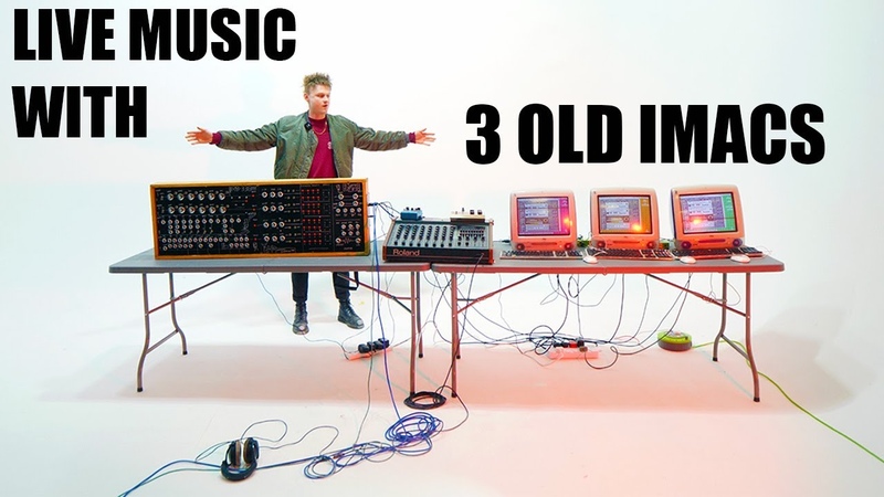 Music On 3 Vintage Imacs REBIRTH