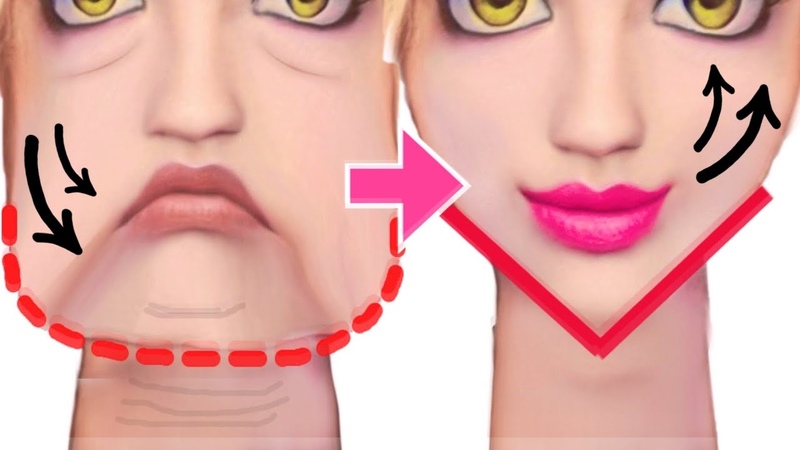 Face Lifting Exercises For JAWLINE, Double Chin, Sagging Jowls, Sagging Cheeks By Using