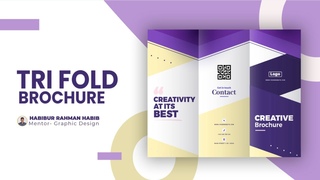 Tri fold Brochure Bangla Tutorial | How to Design Brochure In Illustrator Tutorial