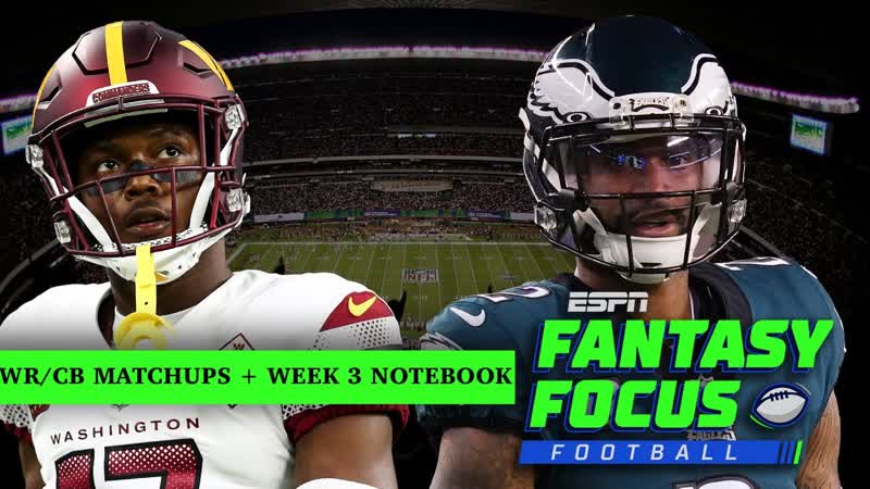 WR, CB Matchups and Sheftys Week 3 Notebook, Fantasy