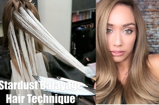 Stardust Balayage Hair Technique