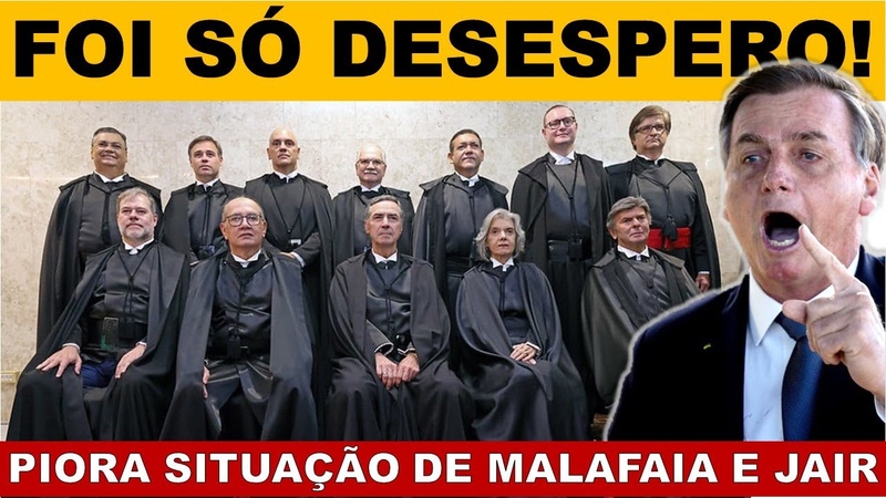 FOI UM ATO DE DESESPERO STF REAGE A BOLSONARO E MALAFAIA SE COMPLICA NA PF XANDÃ O MANDA