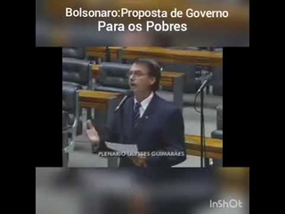 “Pobre não serve para o futuro do país“ (Jair Bolsonaro)