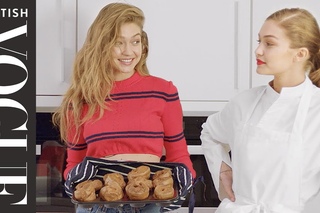 Gigi on Gigi: Baking Yorkshire Pudding with Gigi Hadid | British Vogue