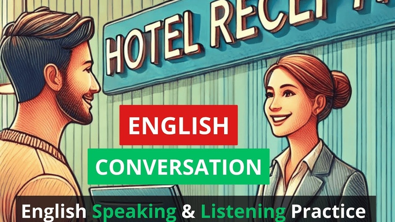 English Listening Practice Conversation Between Hotel Receptionist and