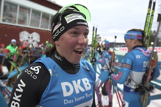 Lena Haeki’s Irrepressible Happiness after 4th Place in Pursuit